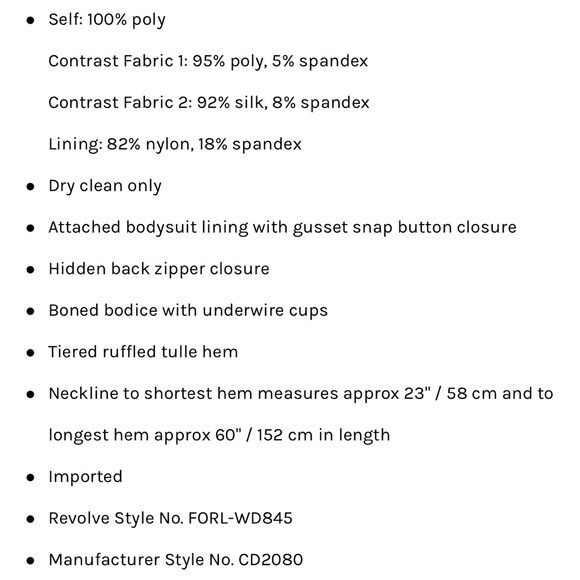 For Love & Lemons X Revolve bustier gown - Picture 3 of 3